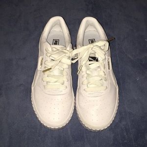 puma white sneakers